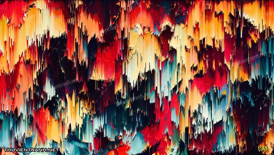Tranh dán tường 3D trừu tượng- -TT-53 - Tranh tường chất lượng cao